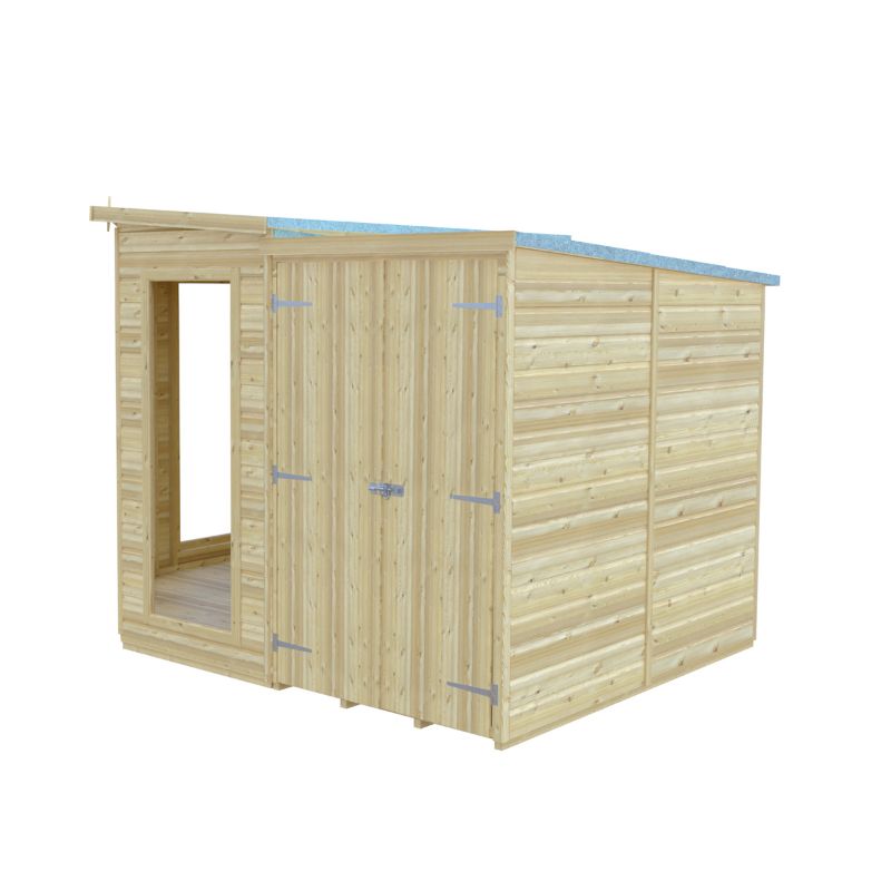 Shire Barclay With Side Shed 7x11 Summerhouse