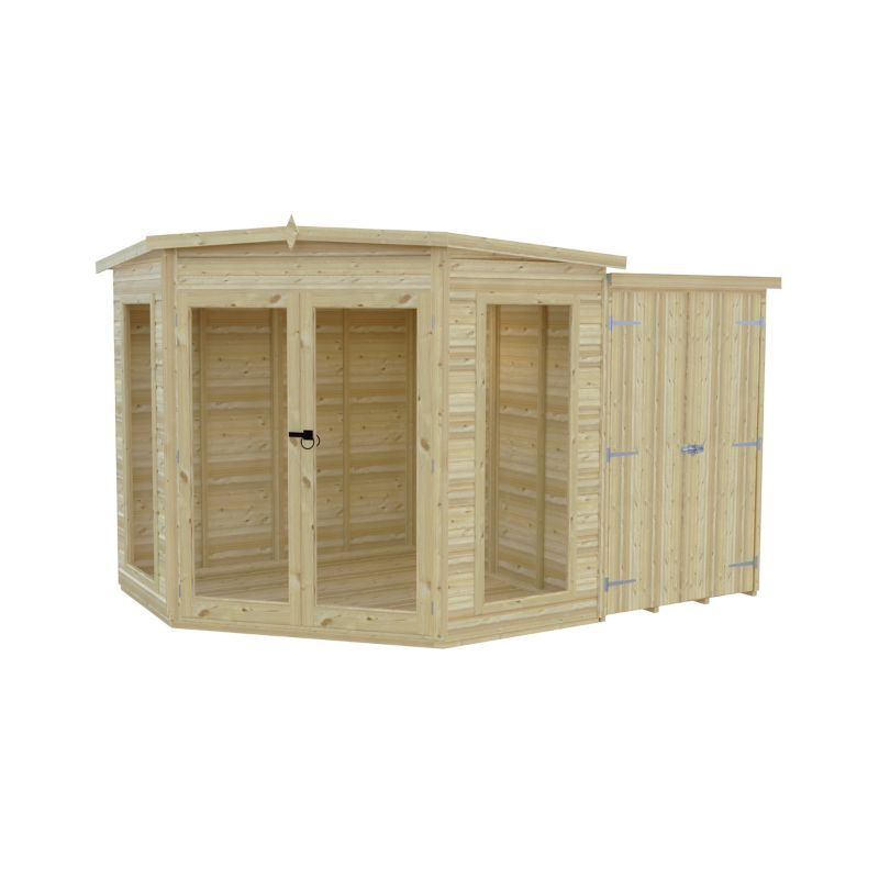 Shire Barclay With Side Shed 7x11 Summerhouse