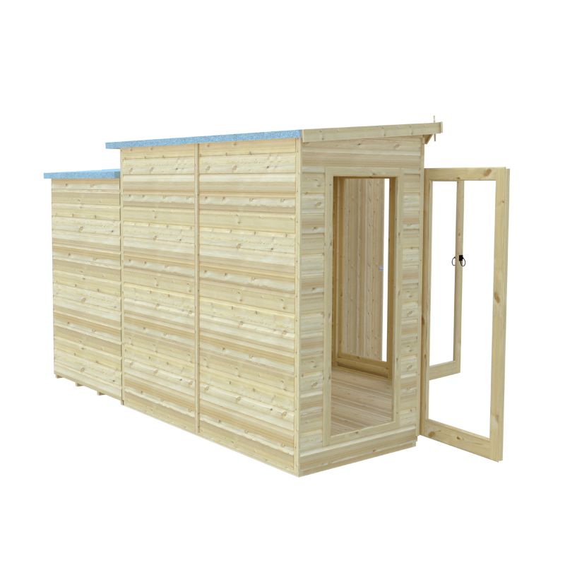 Shire Barclay With Side Shed 7x11 Summerhouse