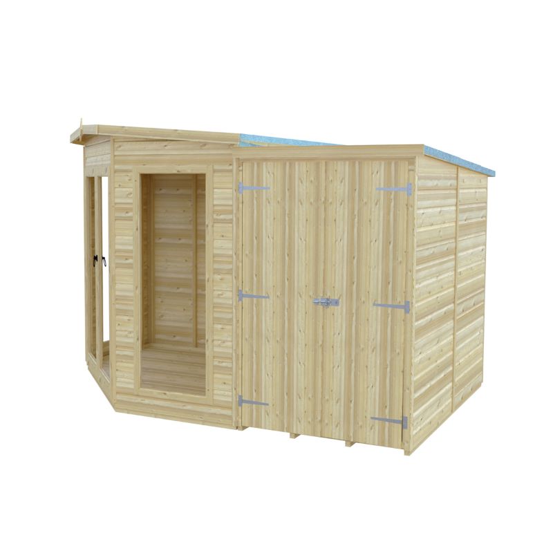 Shire Barclay With Side Shed 7x11 Summerhouse