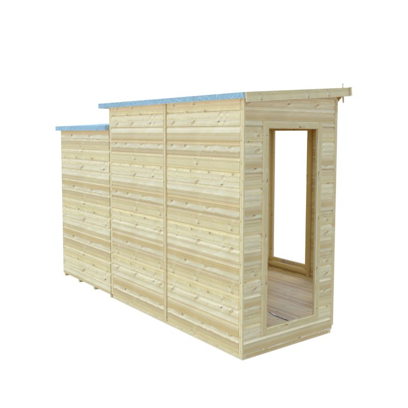 Shire Barclay With Side Shed 7x11 Summerhouse