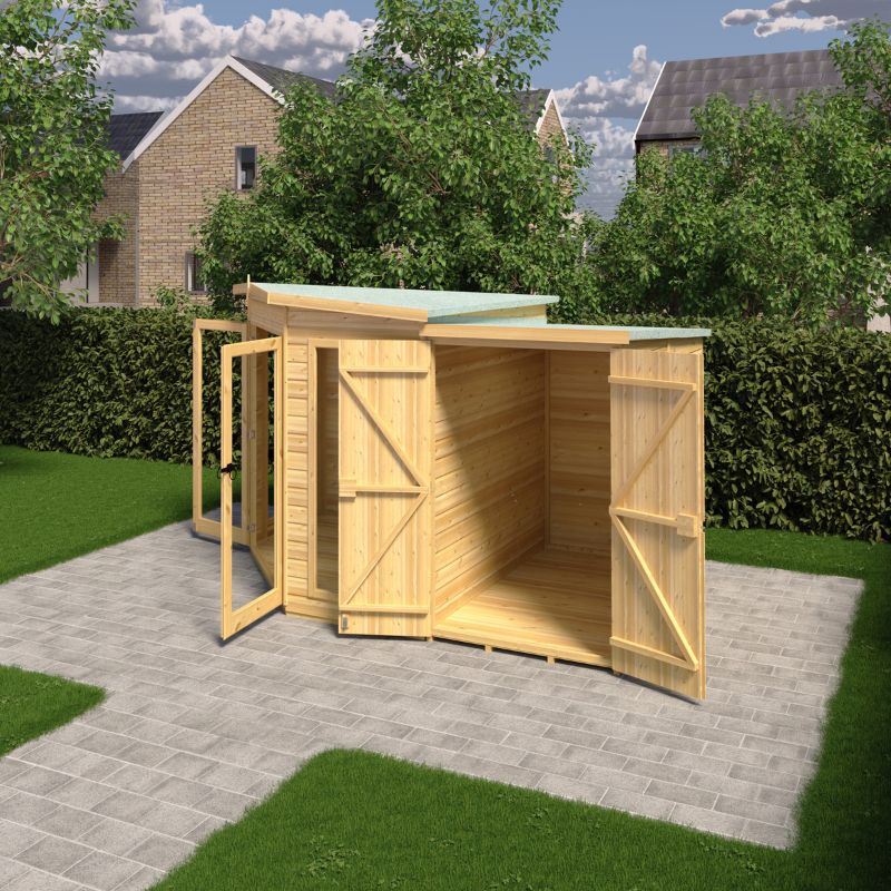 Shire Barclay With Side Shed 7x11 Summerhouse