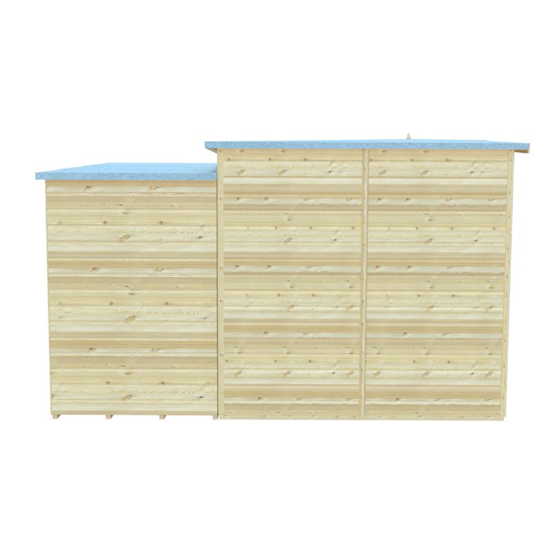 Shire Barclay With Side Shed 7x11 Summerhouse