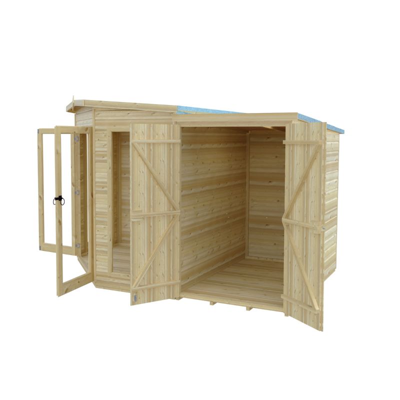 Shire Barclay With Side Shed 7x11 Summerhouse