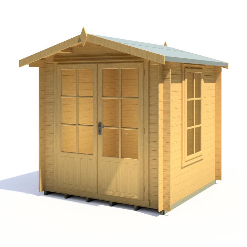 Shire Barnsdale 7x7 19mm Log cabin