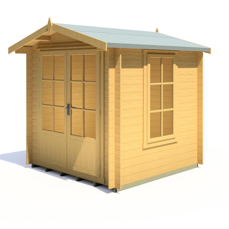 Shire Barnsdale 7x7 19mm Log cabin