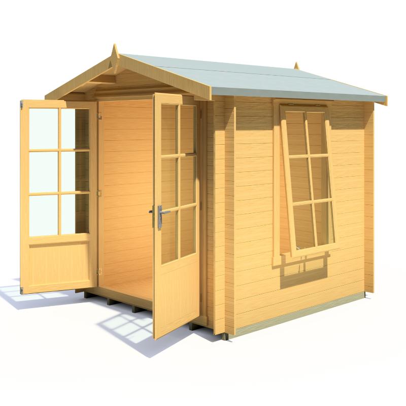 Shire Barnsdale 7x7 19mm Log cabin