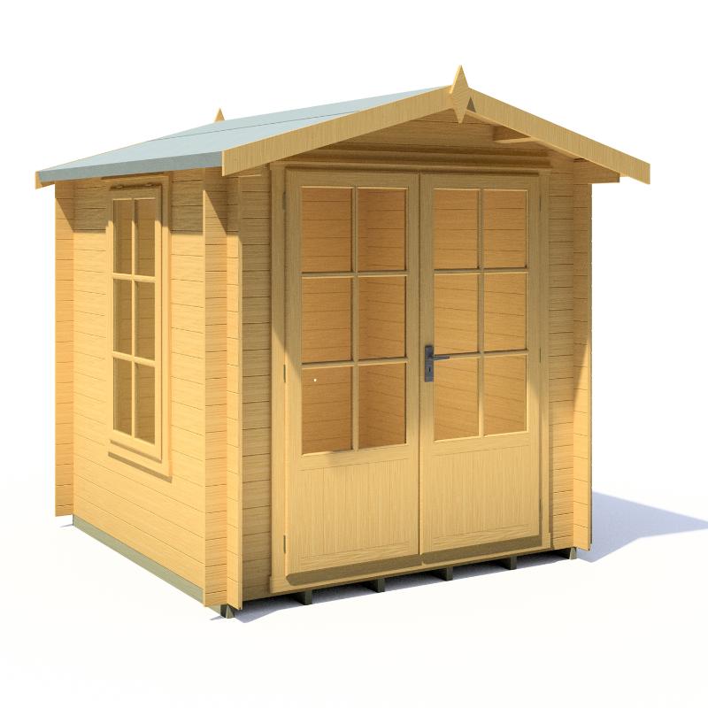 Shire Barnsdale 7x7 19mm Log cabin
