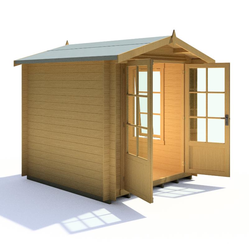 Shire Barnsdale 7x7 19mm Log cabin