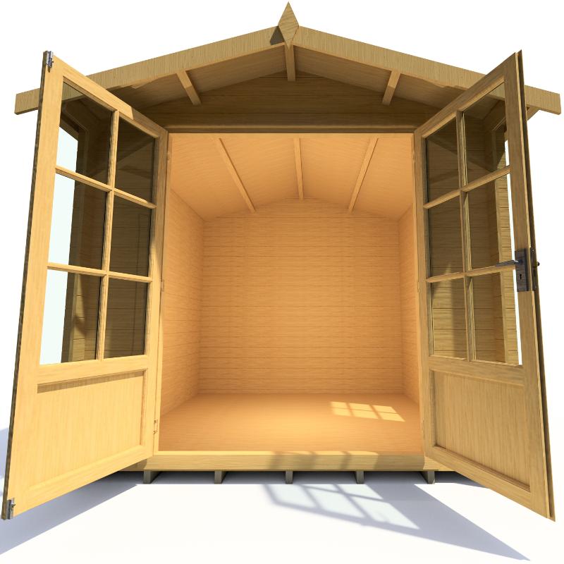 Shire Barnsdale 8x8 19mm Log cabin