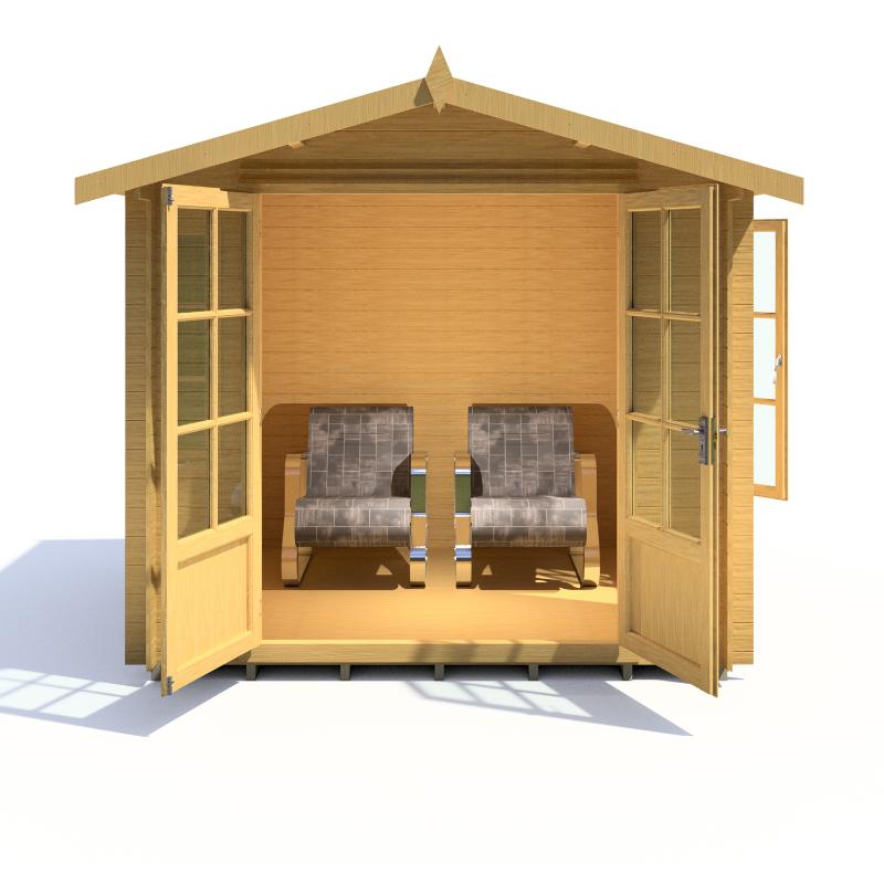 Shire Barnsdale 8x8 19mm Log cabin