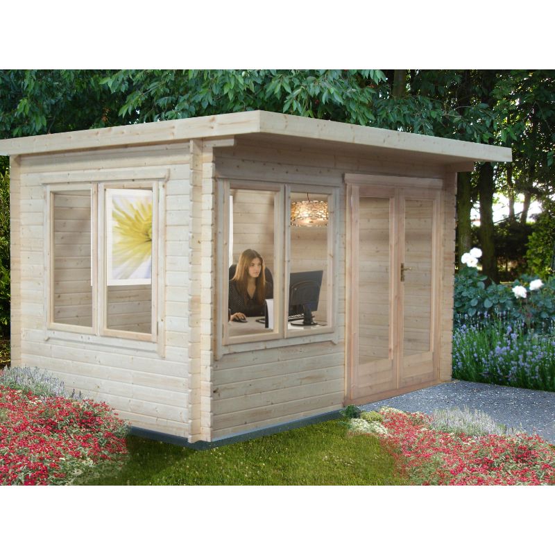 Shire Belgravia 12x12 28mm Log cabin