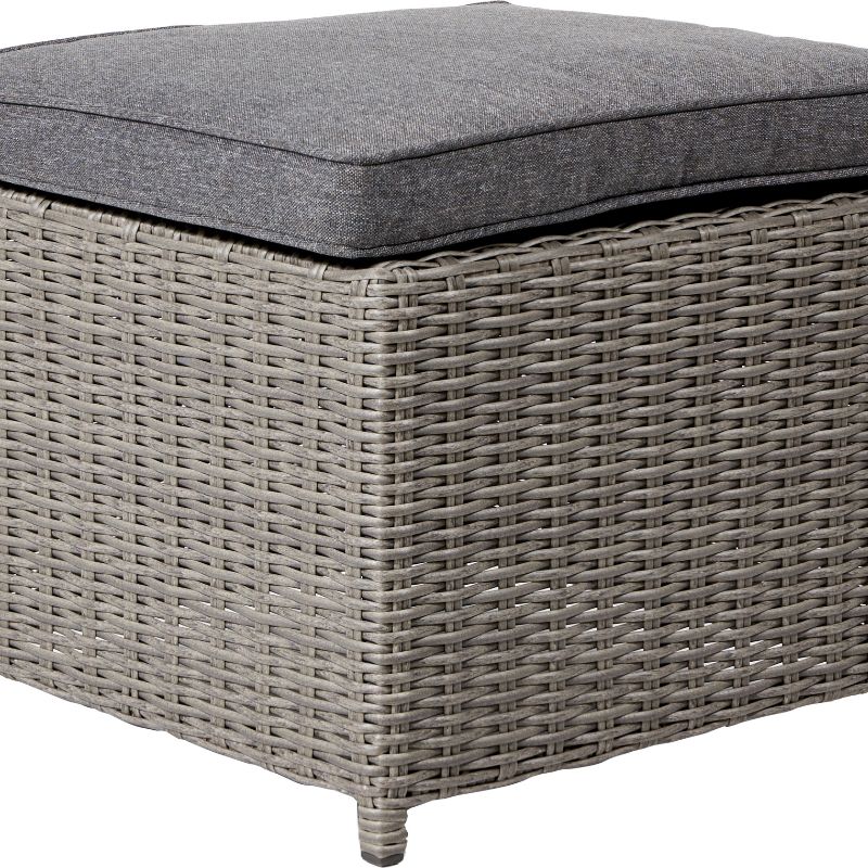 Pacific Lifestyle - Bermuda Slate Grey Outdoor Cube Set with Ceramic Top