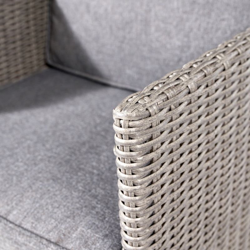 Pacific Lifestyle - Bermuda Slate Grey Outdoor Cube Set with Ceramic Top