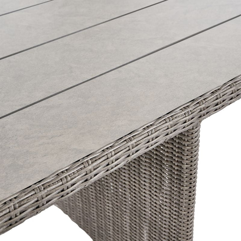 Pacific Lifestyle - Bermuda Slate Grey Outdoor Cube Set with Ceramic Top