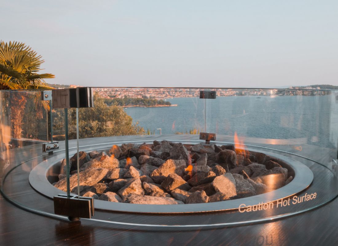 Engasco Boutique Barrel 100cm Fire Table