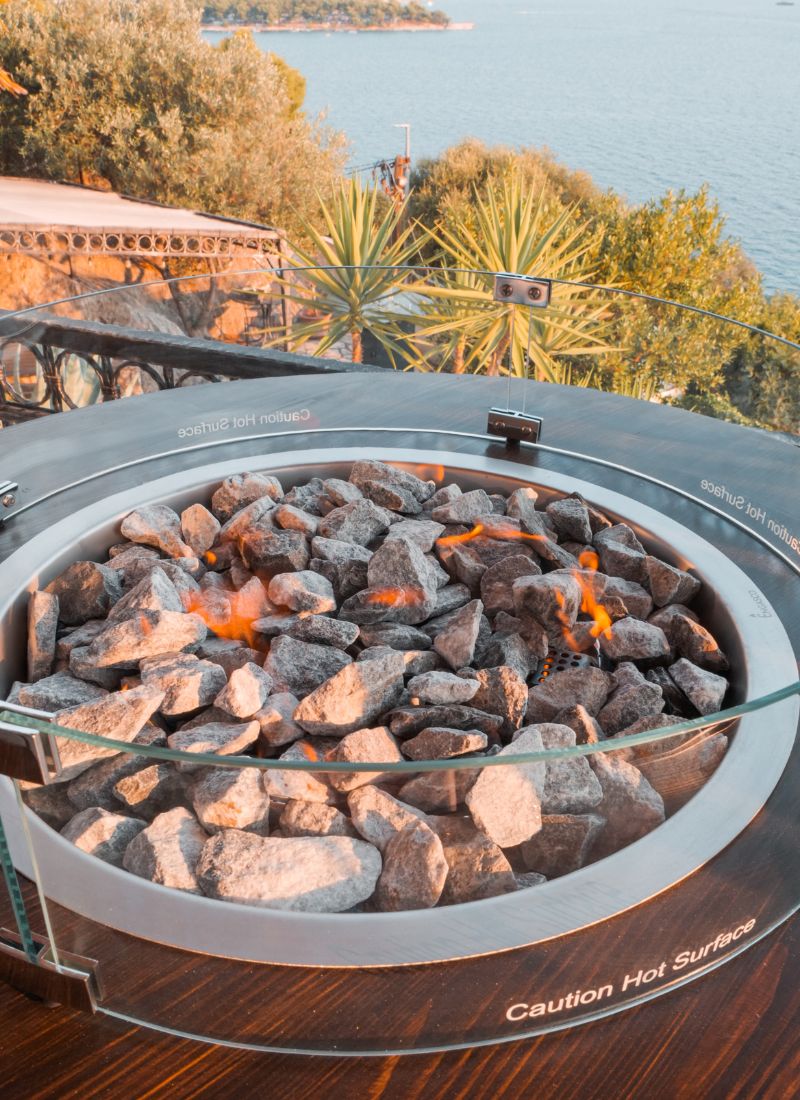 Engasco Boutique Barrel 100cm Fire Table