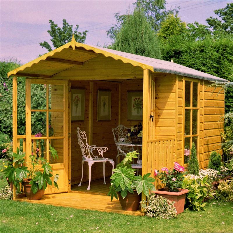 Shire Buckingham and Veranda 7X10 Summerhouse