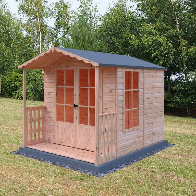 Shire Buckingham and Veranda 7X10 Summerhouse