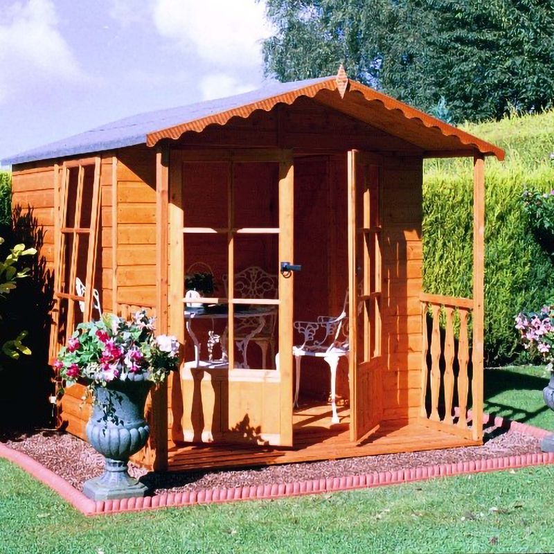Shire Buckingham and Veranda 7X10 Summerhouse