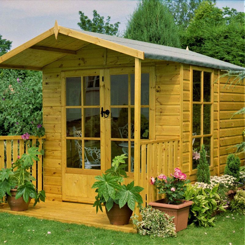Shire Buckingham and Veranda 7X10 Summerhouse