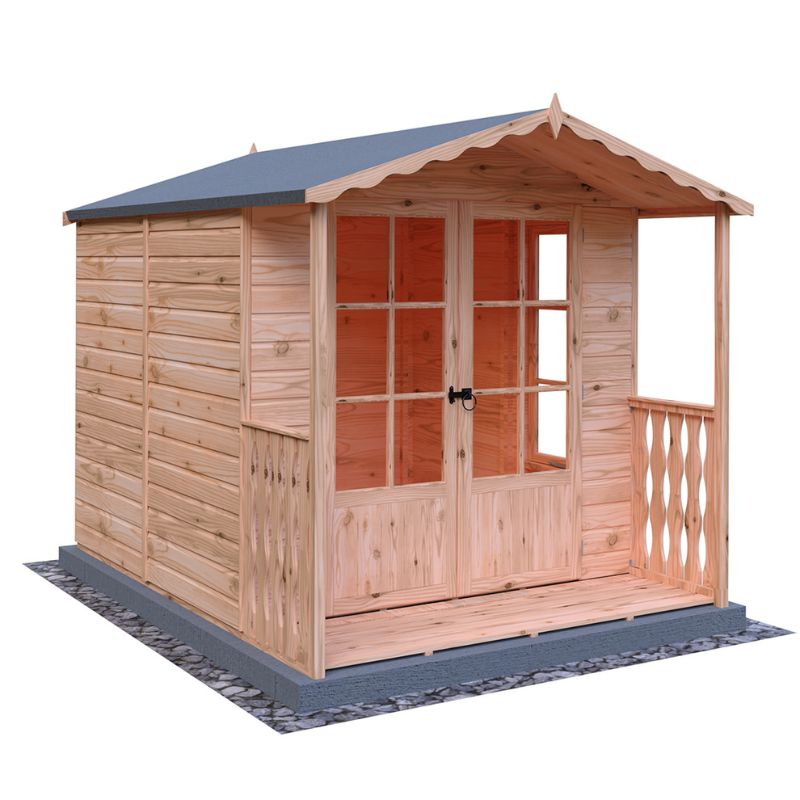 Shire Buckingham and Veranda 7X10 Summerhouse