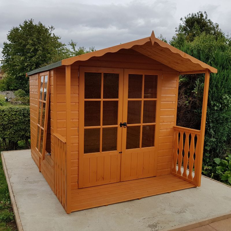 Shire Buckingham and Veranda 7X10 Summerhouse