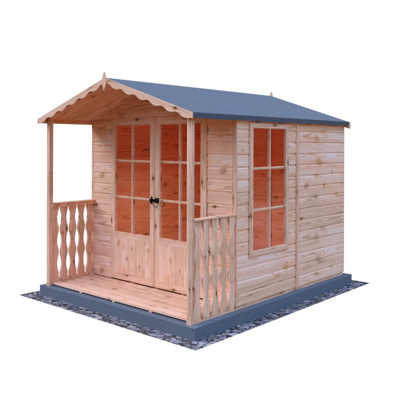 Shire Buckingham and Veranda 7X10 Summerhouse