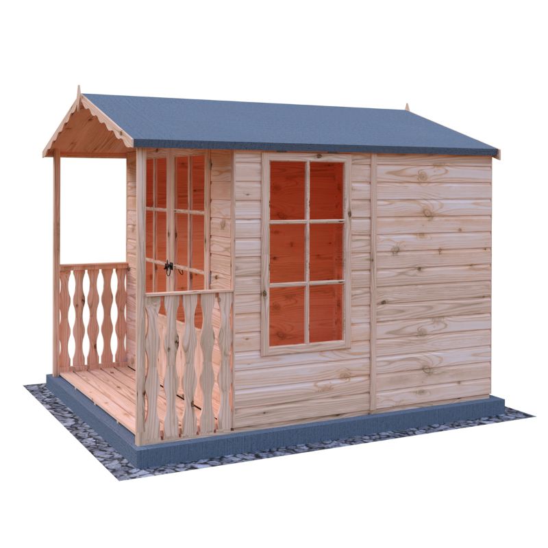Shire Buckingham and Veranda 7X10 Summerhouse