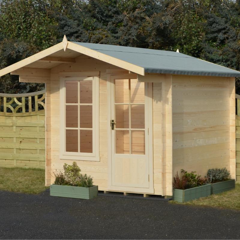 Shire Crinan 10x10 19mm Log cabin