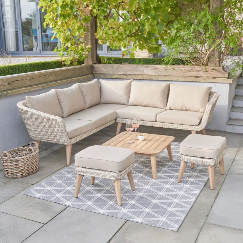 Pacific Lifestyle - Cabon Outdoor Corner Seating Set