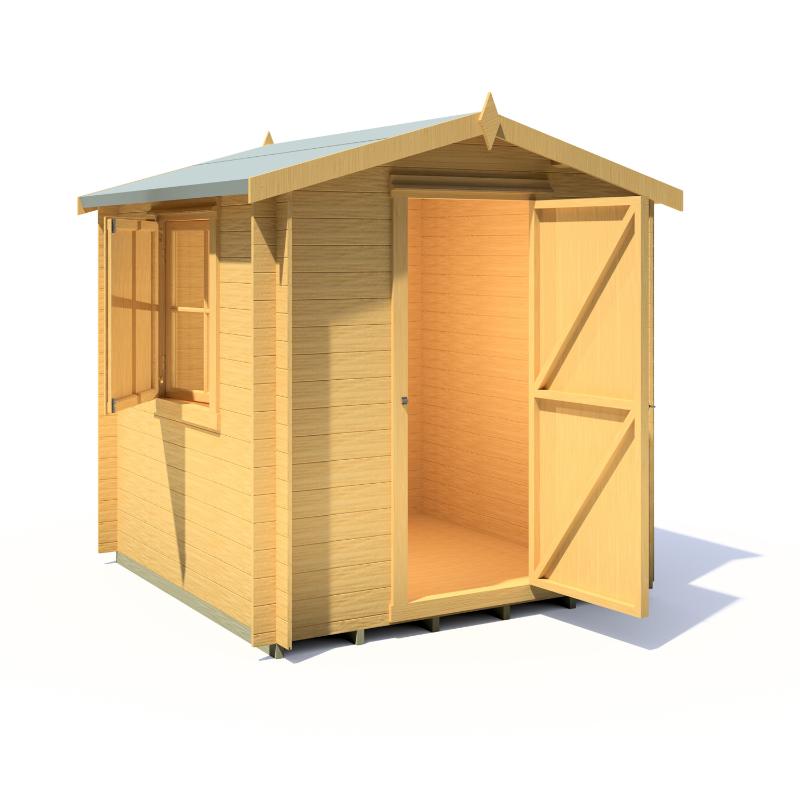 Shire Camelot 7x7 19mm Log cabin