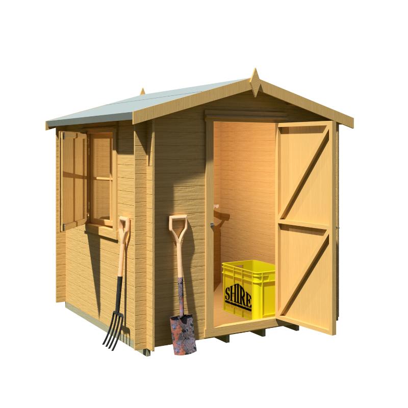 Shire Camelot 7x7 19mm Log cabin