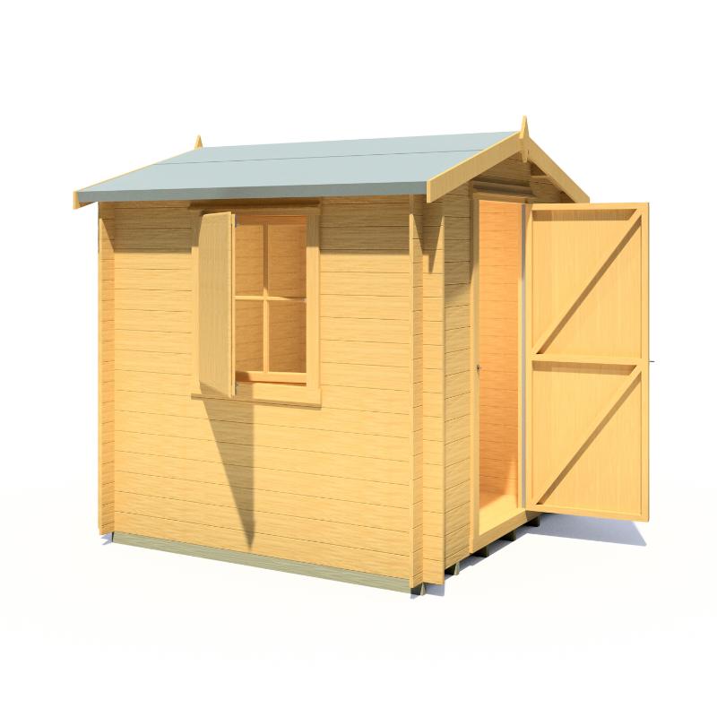 Shire Camelot 7x7 19mm Log cabin