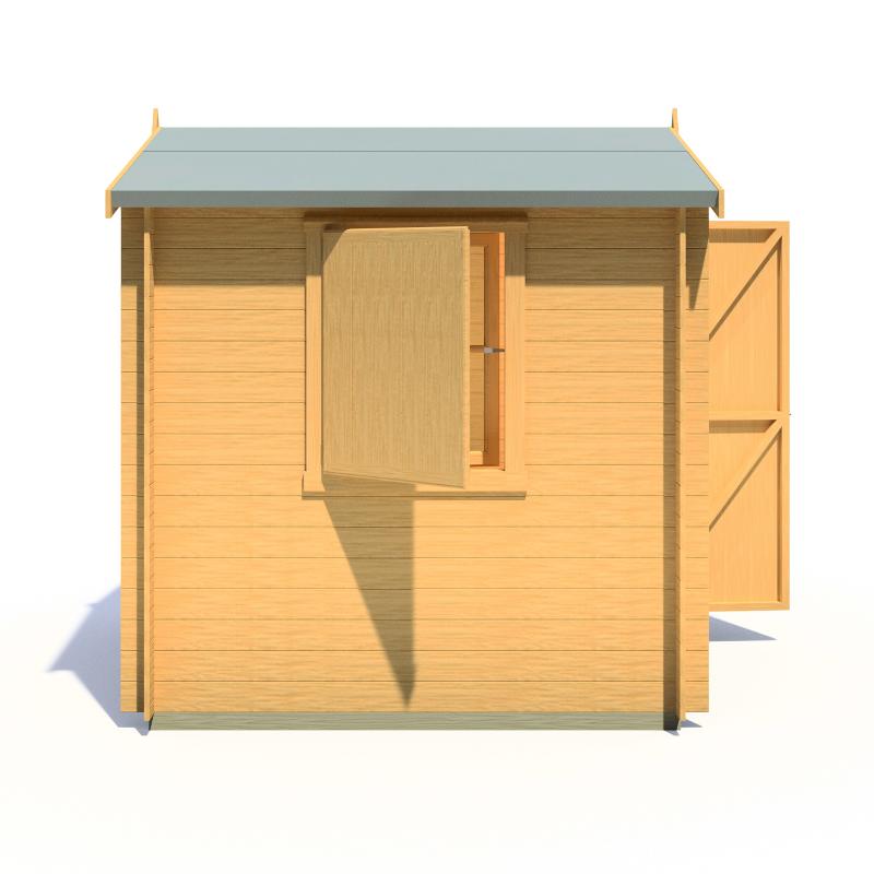 Shire Camelot 7x7 19mm Log cabin