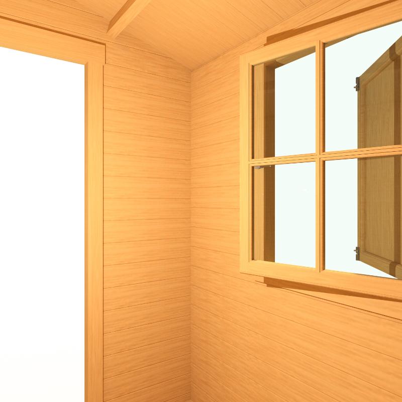 Shire Camelot 7x7 19mm Log cabin