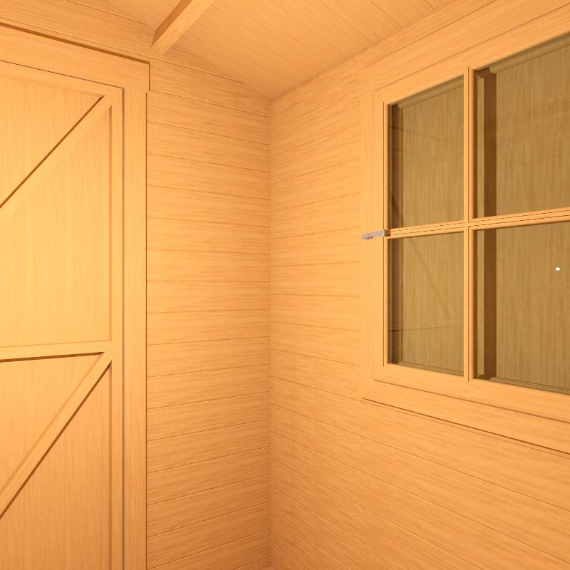 Shire Camelot 7x7 19mm Log cabin