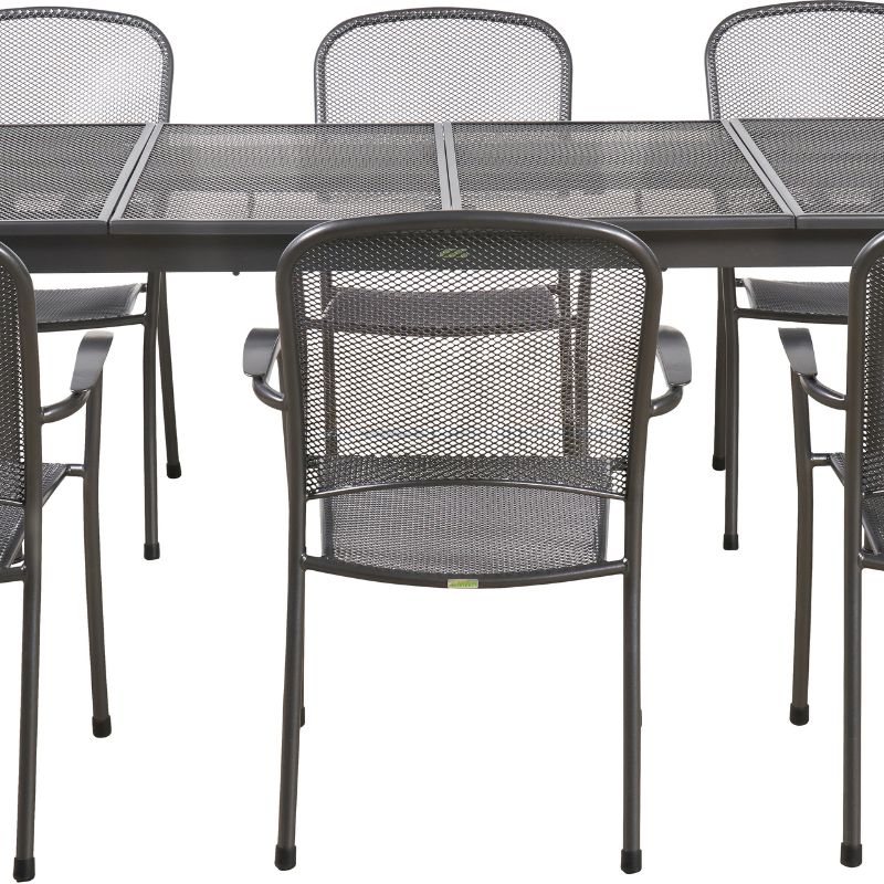 Pacific Lifestyle - Carlo Extendable Rectangular 8 Seater Dining Set with cushions