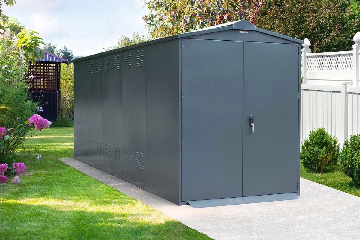 Asgard Centurion Motorbike Plus 2 Garage 5' x 18' Full Extension - Police Preferred Specification-Installation Available (Copy) (Copy)