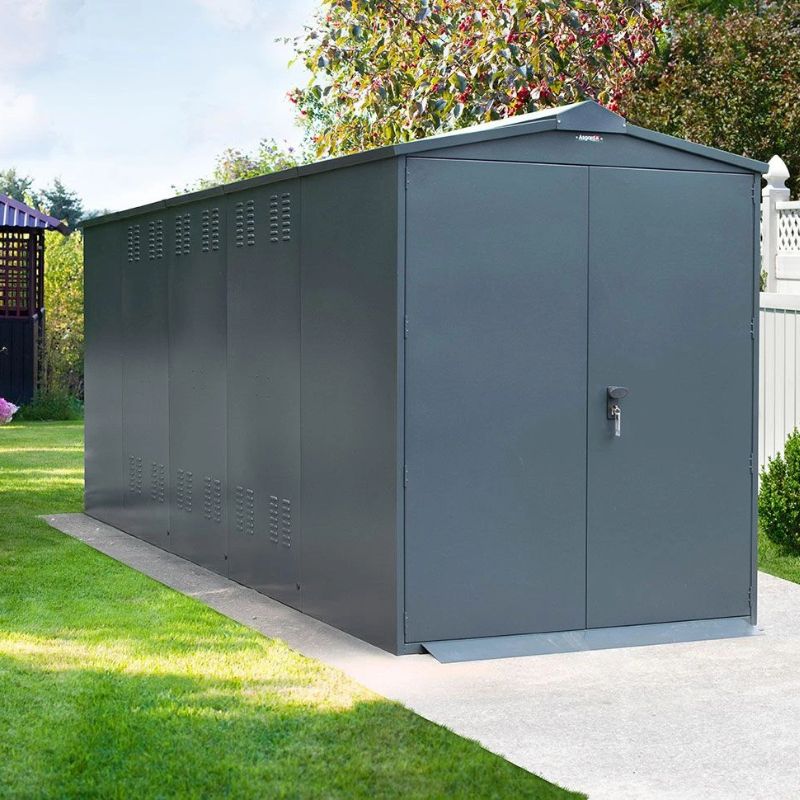 Asgard Centurion Motorbike Plus 2 Garage 5' x 18' Full Extension - Police Preferred Specification-Installation Available (Copy) (Copy)