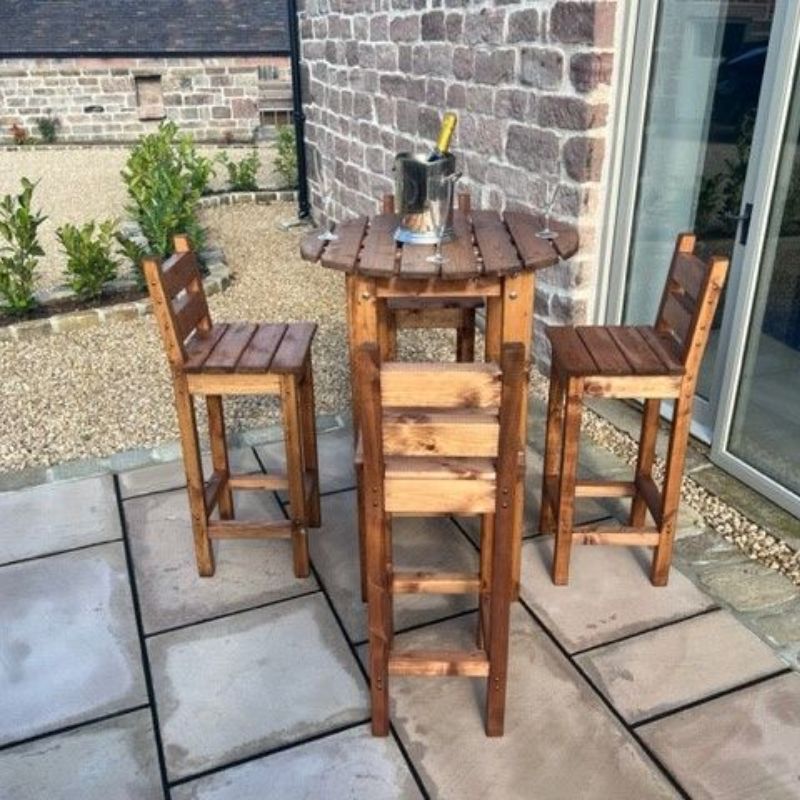 Charles Taylor - Deluxe Alfresco Bar Set Four Seater