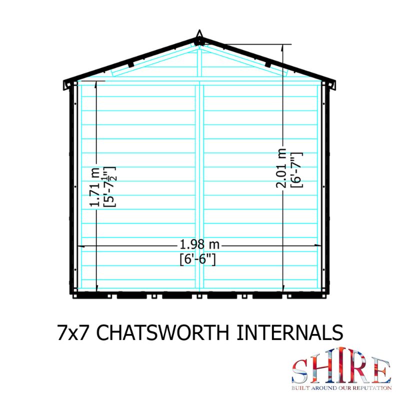 Shire Chatsworth 7X7 Summerhouse