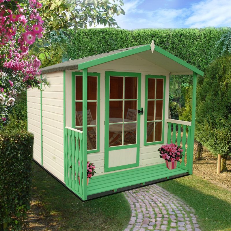 Shire Chatsworth and Veranda 7X10 Summerhouse