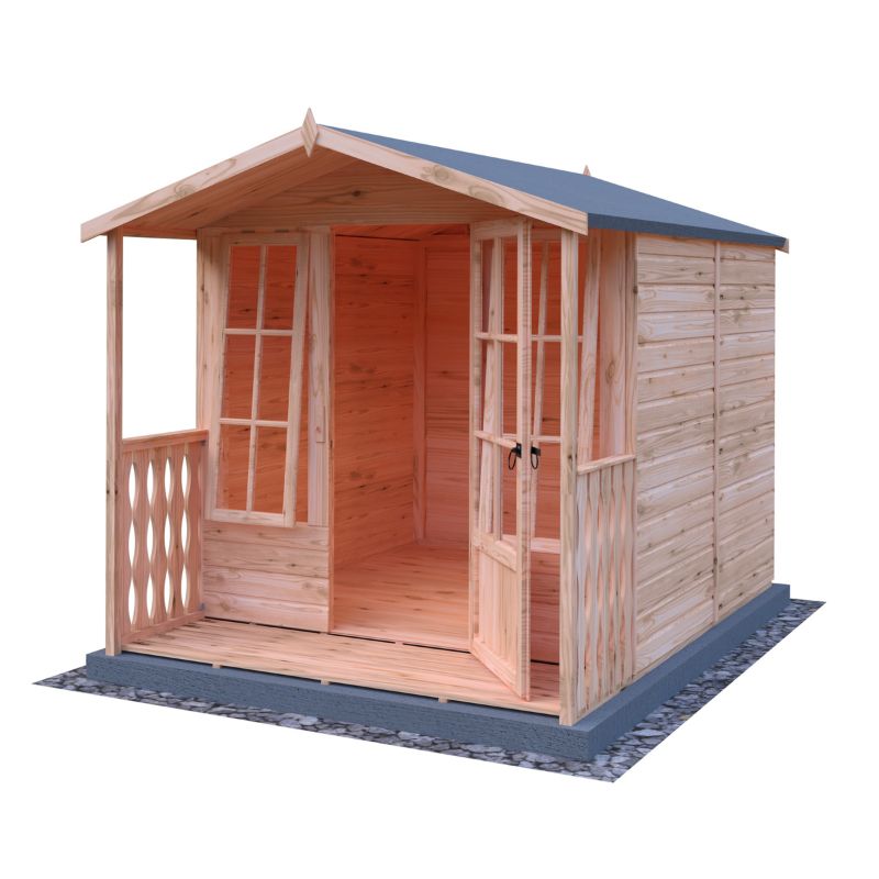 Shire Chatsworth and Veranda 7X10 Summerhouse