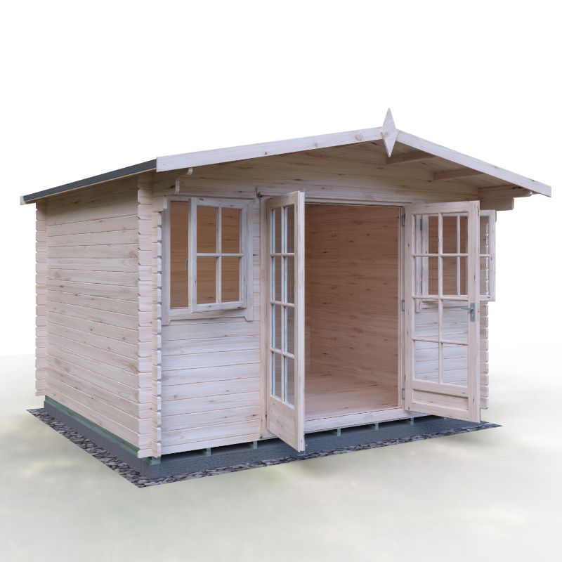 Shire Clipstone 12Gx10 28m Log cabin