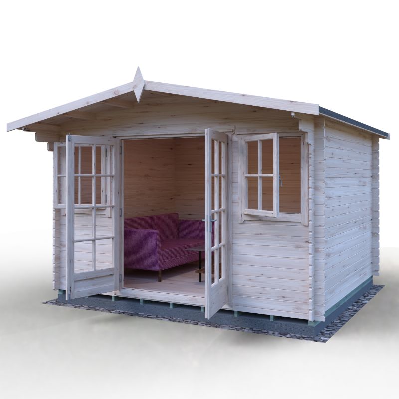 Shire Clipstone 12x10 28mm Log cabin
