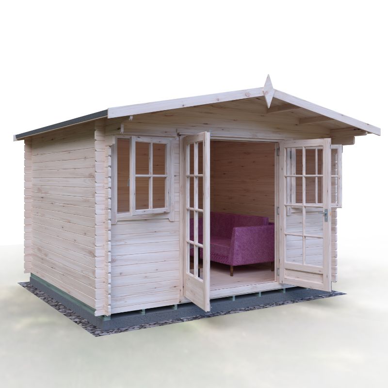 Shire Clipstone 12Gx10 28m Log cabin