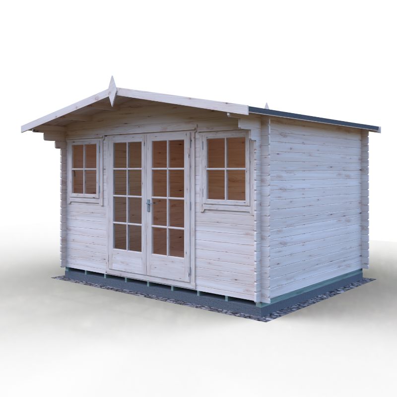 Shire Clipstone 12Gx10 28m Log cabin