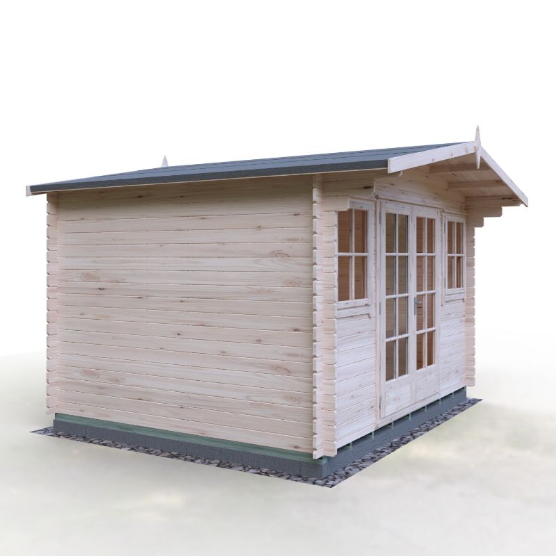 Shire Clipstone 12Gx10 28m Log cabin