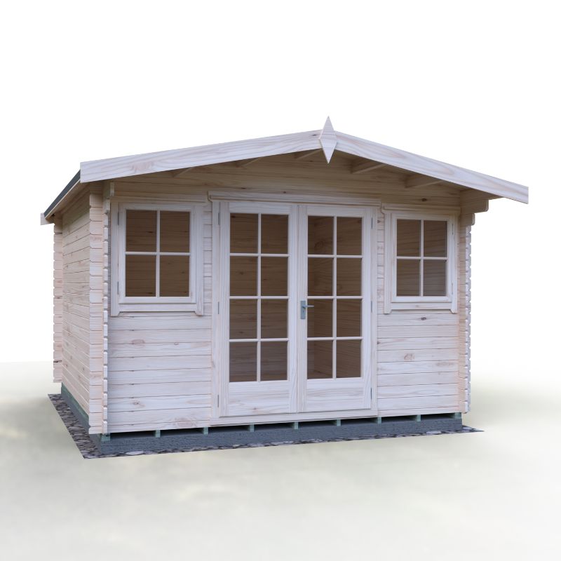Shire Clipstone 12Gx12 28m Log cabin